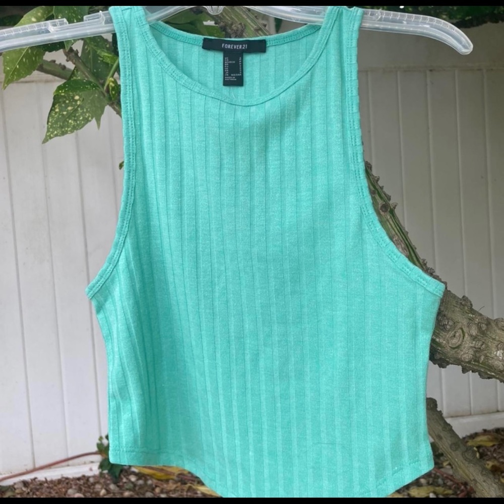 Brand new with tags teal tank/crop top.